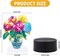 Diamond Painting Night Light – DIY Desktop Ornament Kit for Adults, Flower Design Tabletop Touch Lamp, Diamond Art Decor for Bedroom & Living Room, Beginner-Friendly
